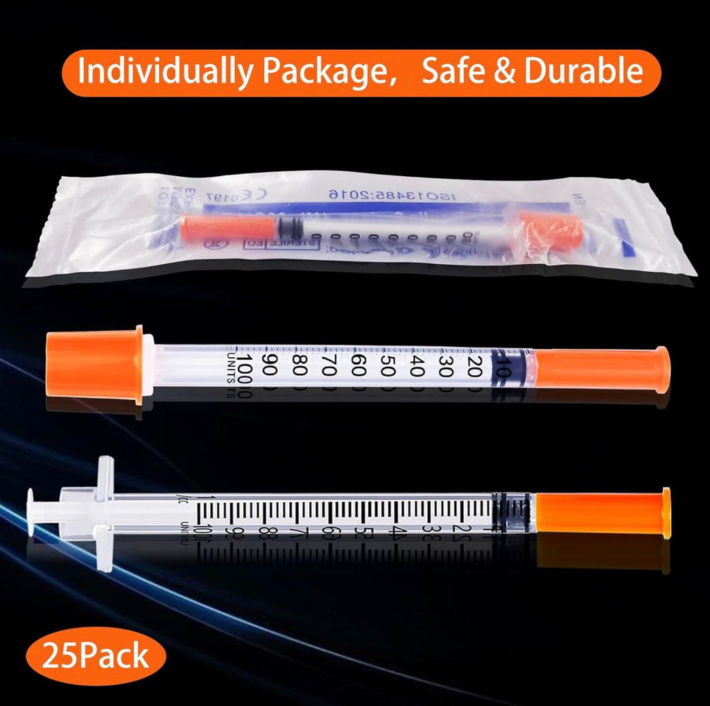 U-100 1ml Precision Lab Dispensing Syringes 31G x 6mm (1/4")