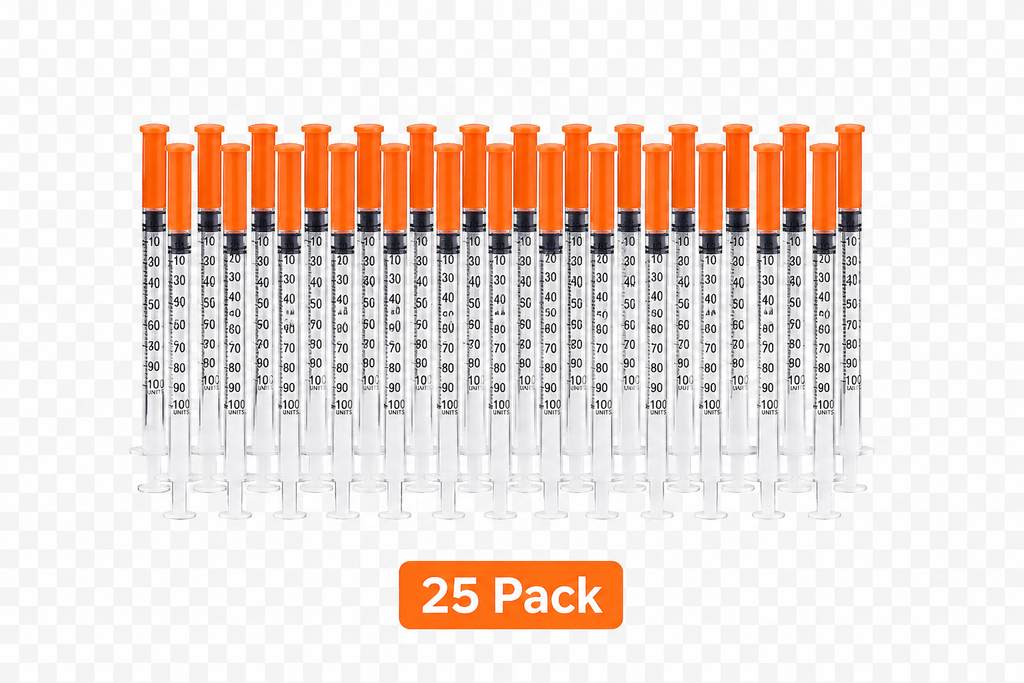 U-100 1ml Precision Lab Dispensing Syringes 31G x 6mm (1/4")