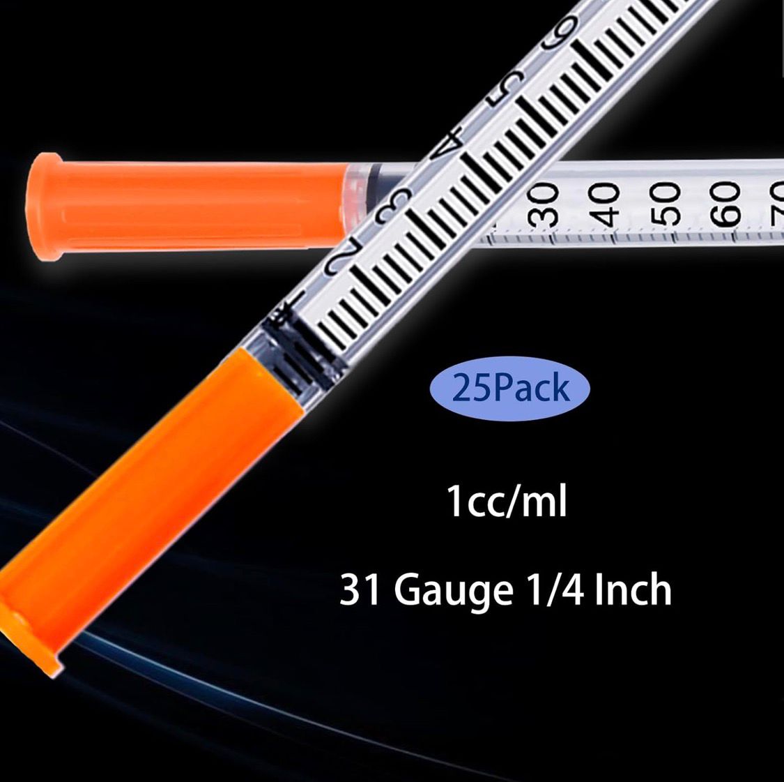 U-100 1ml Precision Lab Dispensing Syringes 31G x 6mm (1/4")
