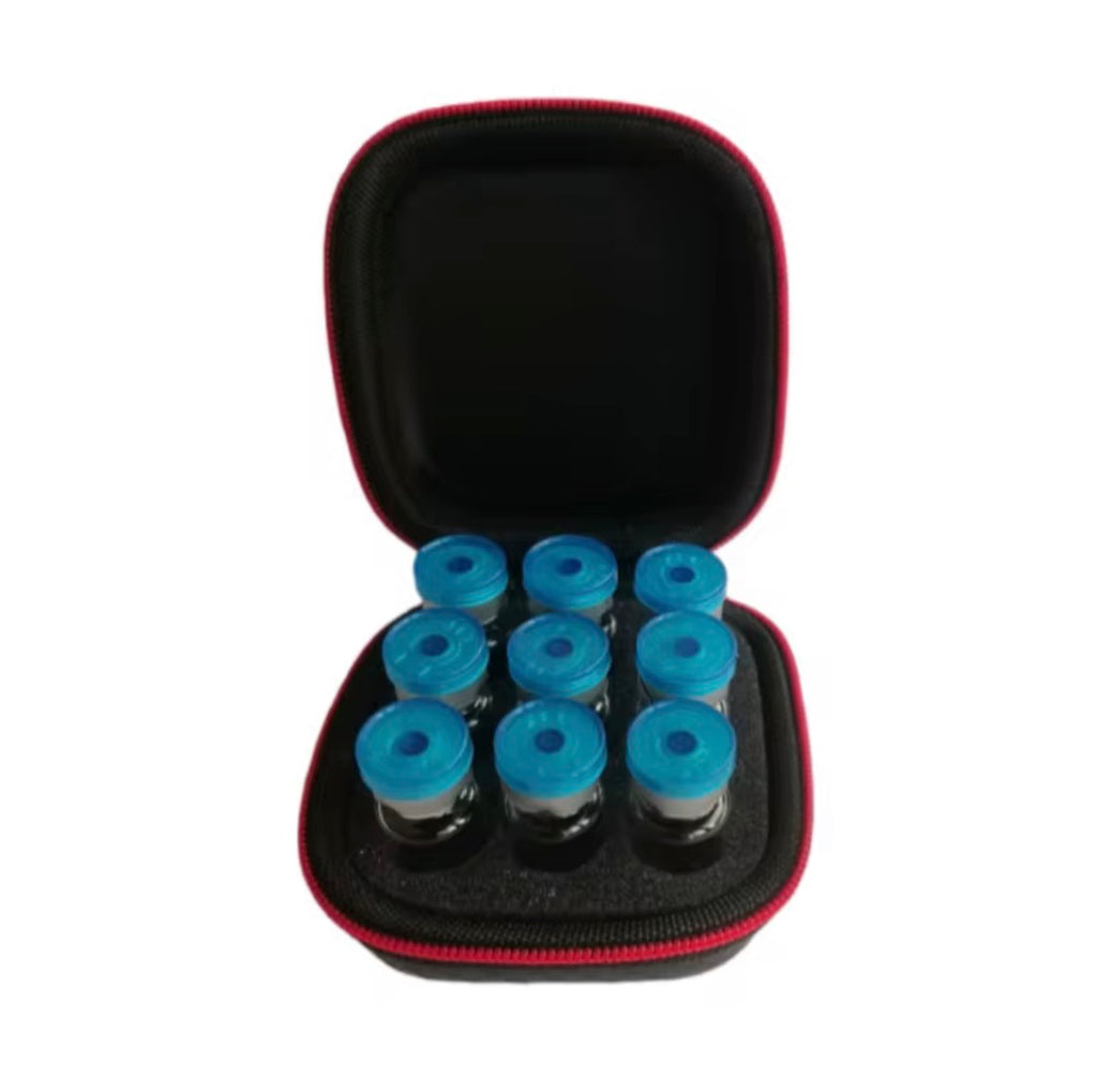 Compact Storage Case – Fits 9 Small Vials (3ml)