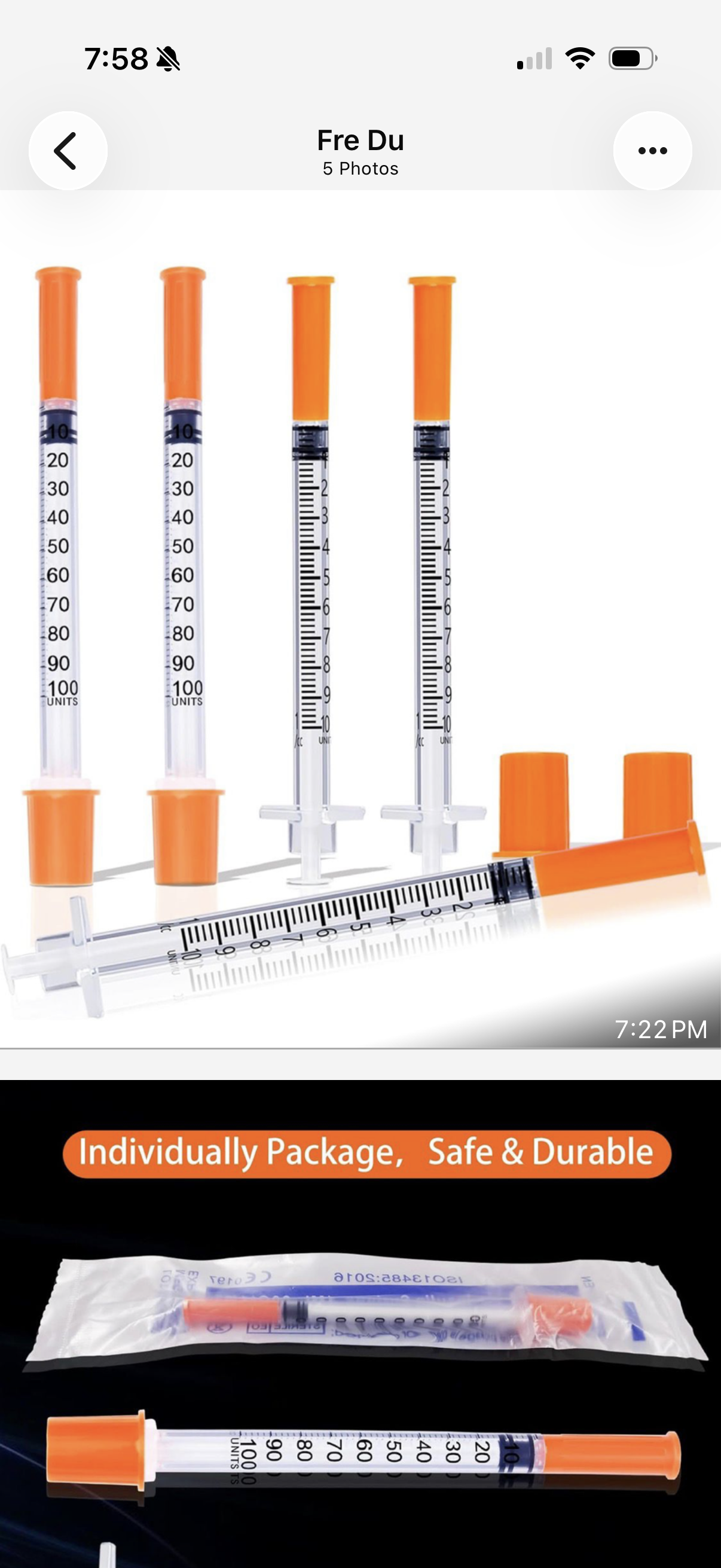 U-100 1ml Precision Lab Dispensing Syringes 31G x 6mm (1/4")